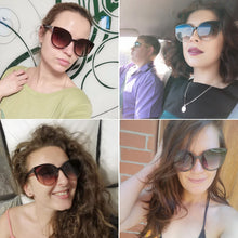 Load image into Gallery viewer, LongKeeper Sunglasses Cat Eye Women Men Sun Glasses Eyewear Eyeglasses Plastic Frame Clear Lens UV400 Shade Fashion Driving New