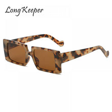 Load image into Gallery viewer, LongKeeper Trendy Rectangle Sunglasses Women Street SEyewear Rectangle Sun Glasses Female Eyeglasses Oculos Feminino