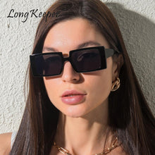 Load image into Gallery viewer, LongKeeper Trendy Rectangle Sunglasses Women Street SEyewear Rectangle Sun Glasses Female Eyeglasses Oculos Feminino