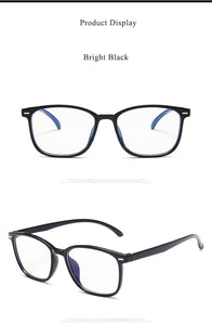 LongKeeper Ultra-light Glasses Frame Men's Square Eyeglasses Black Red Clear Lens Eye Glasses For Women Optical Frame