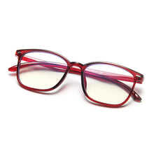 Load image into Gallery viewer, LongKeeper Ultra-light Glasses Frame Men&#39;s Square Eyeglasses Black Red Clear Lens Eye Glasses For Women Optical Frame