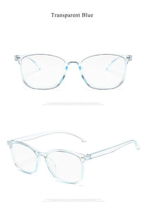 LongKeeper Ultra-light Glasses Frame Men's Square Eyeglasses Black Red Clear Lens Eye Glasses For Women Optical Frame