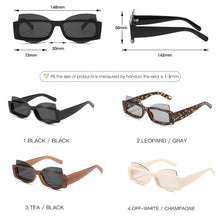 Load image into Gallery viewer, LongKeeper Unique Rectangle Sunglasses Women Men  Brand  Punk Leopard Sun Glasses Square Eyewear Shades Lunettes De Soleil
