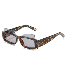 Load image into Gallery viewer, LongKeeper Unique Rectangle Sunglasses Women Men  Brand  Punk Leopard Sun Glasses Square Eyewear Shades Lunettes De Soleil