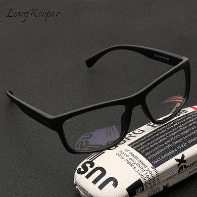 LongKeeper Vinateg Square Frame Blue Light Blocking Glasses Frames Men Women Eye Protection Optical Eyeglasses Computer Glasses