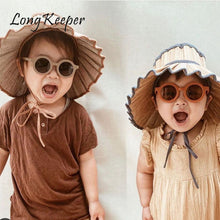 Load image into Gallery viewer, LongKeeper Vintage Kids Sunglasses Children Retro Round Sun Glasses Girls Boys Eyeglasses Baby Shades UV400 Eyewear Oculos De So