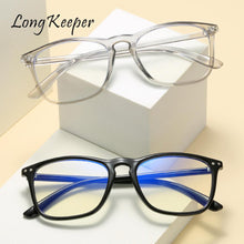 Load image into Gallery viewer, LongKeeper Vintage Square Anti Blue Light Glasses Women Optical Eyewear Frame Computer Glasses Blue Blocking Glasses Gafas UV400