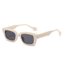 Carica l'immagine nel visualizzatore di Gallery, LongKeeper Occhiali da sole UV rettangolari lucidi vintage da donna carini Occhiali da sole per ragazze da esterno Occhiali dolci Protezione UV Occhiali classici da uomo 