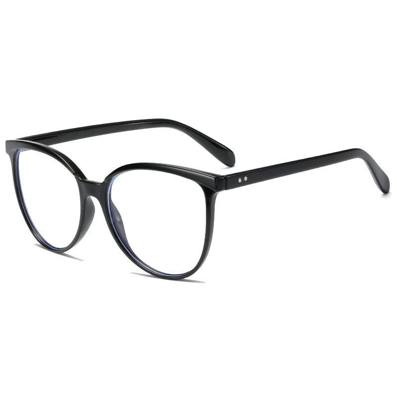 LongKeeper Women Cat Eye Anti Blue Light Glasses Eyewear Frame Blue Light Blocking Computer Glasses Clear Lens Gafas UV
