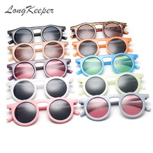 Load image into Gallery viewer, Longkeeper Sunglasses Women Round Glasses Mens Sunglasses Retro Candy Color Sunglass Outdoor Shades Colorful UV400 Eyewear