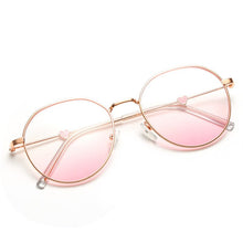 Load image into Gallery viewer, Love Heart Anti Blue Light Optical Glasses Cute Metal Frame Oversized Glasses Vintage Glasses Frame Eyeglasses Retro Eyewear