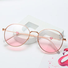 Load image into Gallery viewer, Love Heart Anti Blue Light Optical Glasses Cute Metal Frame Oversized Glasses Vintage Glasses Frame Eyeglasses Retro Eyewear