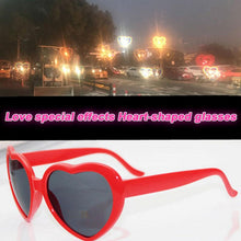 Load image into Gallery viewer, Love Heart Effects Glasses Watch The Lights Change To Heart Shape At Night Diffraction Glasses Women Colorful Glasses Kids Gift