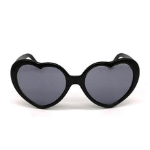 Load image into Gallery viewer, Love Heart Shape Sunglasses Women PC Frame Light Change Love Heart Lens Colorful Sun Glasses Female Red Pink Shades Eyewaer