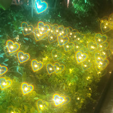 Load image into Gallery viewer, Love Heart Shape Sunglasses Women PC Frame Light Change Love Heart Lens Colorful Sun Glasses Female Red Pink Shades Magic