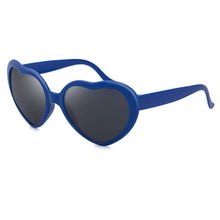 Load image into Gallery viewer, Love Heart Shaped Effects Glasses Watch The Lights Change to Heart Shape At Night Diffraction Glasses Women Sunglasses