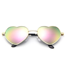 Carica l'immagine nel visualizzatore di Gallery, Love Heart Shaped Sunglasses Women  Cat Eye Sun Glasses Ladies Sexy Sweet Designer Candy Mirror Lens Eyewear UV400