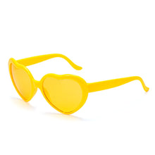 Load image into Gallery viewer, Love Heart-shaped Special Effects Glasses Watch The Lights Change to Heart Shape At Night Diffraction Glasses  Sunglasses