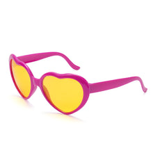 Load image into Gallery viewer, Love Heart-shaped Special Effects Glasses Watch The Lights Change to Heart Shape At Night Diffraction Glasses  Sunglasses