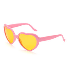 Load image into Gallery viewer, Love Heart-shaped Special Effects Glasses Watch The Lights Change to Heart Shape At Night Diffraction Glasses  Sunglasses