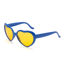 Load image into Gallery viewer, Love Heart-shaped Special Effects Glasses Watch The Lights Change to Heart Shape At Night Diffraction Glasses  Sunglasses