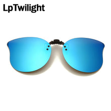Load image into Gallery viewer, LpTwilight Large Polarized Clip On Sunglasses Yellow Night Vision Glasses Mirror Driving Flip Up Lens Eyewear Accessories sungla