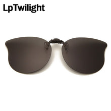 Load image into Gallery viewer, LpTwilight Large Polarized Clip On Sunglasses Yellow Night Vision Glasses Mirror Driving Flip Up Lens Eyewear Accessories sungla