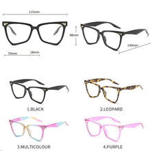 Load image into Gallery viewer, Lrregular Women&#39;s Anti Blue Light Blocking Glasses Women Cat Eye Sunglasses Frames Computer Gaming Eye glasses Eyewear