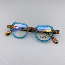 Load image into Gallery viewer, Ltalian Acetate Glasses Irregular Round Frame Tortoiseshell Unisex Optical Glasses