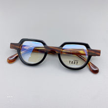 Load image into Gallery viewer, Ltalian Acetate Glasses Irregular Round Frame Tortoiseshell Unisex Optical Glasses