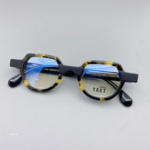 Load image into Gallery viewer, Ltalian Acetate Glasses Irregular Round Frame Tortoiseshell Unisex Optical Glasses