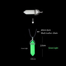 Load image into Gallery viewer, Luminous Glowing Arrow Pendant Necklace Knight Spear Necklace Glow In The Dark Pike Necklace for Women Men Halloween Gift