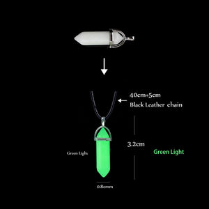 Luminous Glowing Arrow Pendant Necklace Knight Spear Necklace Glow In The Dark Pike Necklace for Women Men Halloween Gift