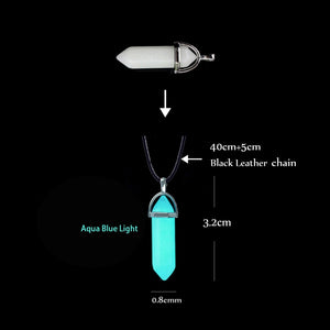 Luminous Glowing Arrow Pendant Necklace Knight Spear Necklace Glow In The Dark Pike Necklace for Women Men Halloween Gift
