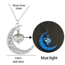 Load image into Gallery viewer, Luminous Glowing Arrow Pendant Necklace Knight Spear Necklace Glow In The Dark Pike Necklace for Women Men Halloween Gift