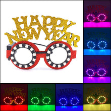 Load image into Gallery viewer, Luminous LED Decorative Glasses Festive Costume Accessories Glowing Neon Light Glasses For Christmas Year Party