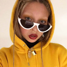 Load image into Gallery viewer, Lunette Sunglasses Women Half-moon-shaped Frame Sun Glasses Rimless Pink Sunglasses Female Gafas De Sol Hombre