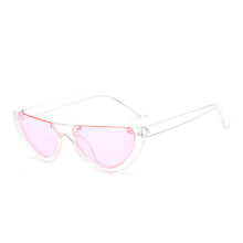 Load image into Gallery viewer, Lunette Sunglasses Women Half-moon-shaped Frame Sun Glasses Rimless Pink Sunglasses Female Gafas De Sol Hombre