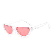 Load image into Gallery viewer, Lunette Sunglasses Women Half-moon-shaped Frame Sun Glasses Rimless Pink Sunglasses Female Gafas De Sol Hombre