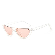Load image into Gallery viewer, Lunette Sunglasses Women Half-moon-shaped Frame Sun Glasses Rimless Pink Sunglasses Female Gafas De Sol Hombre