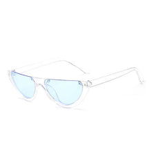 Load image into Gallery viewer, Lunette Sunglasses Women Half-moon-shaped Frame Sun Glasses Rimless Pink Sunglasses Female Gafas De Sol Hombre