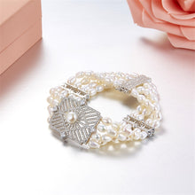 Load image into Gallery viewer, Luxurious Natural Pearl Silver 925 Jewelry Strand Bracelets Women Christmas Gift &amp; New Year's Gifts Charms Bracelet &amp; Bangle
