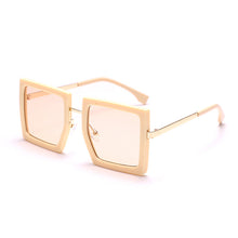 Load image into Gallery viewer, Big Square Sunglasses Women Brand Designer Retro Clear Sun Glasses For Female Oversized Black Shades Oculos De Sol