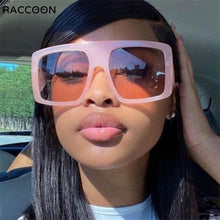 Load image into Gallery viewer, Black Oversized Goggle Sunglasses Women Y2k Steam Punk Sun Glasses Vintage Holiday Beach Eyewear Eyeglasses Gafas De Sol