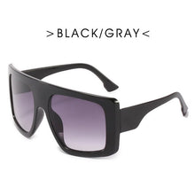 Load image into Gallery viewer, Black Oversized Goggle Sunglasses Women Y2k Steam Punk Sun Glasses Vintage Holiday Beach Eyewear Eyeglasses Gafas De Sol