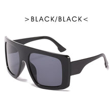 Load image into Gallery viewer, Black Oversized Goggle Sunglasses Women Y2k Steam Punk Sun Glasses Vintage Holiday Beach Eyewear Eyeglasses Gafas De Sol