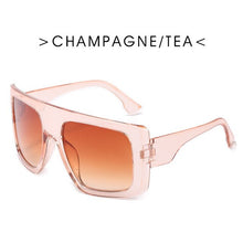 Load image into Gallery viewer, Black Oversized Goggle Sunglasses Women Y2k Steam Punk Sun Glasses Vintage Holiday Beach Eyewear Eyeglasses Gafas De Sol