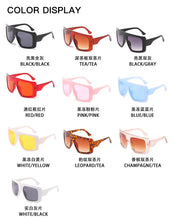 Load image into Gallery viewer, Black Oversized Goggle Sunglasses Women Y2k Steam Punk Sun Glasses Vintage Holiday Beach Eyewear Eyeglasses Gafas De Sol