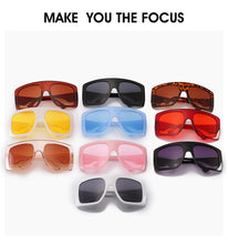 Load image into Gallery viewer, Black Oversized Goggle Sunglasses Women Y2k Steam Punk Sun Glasses Vintage Holiday Beach Eyewear Eyeglasses Gafas De Sol