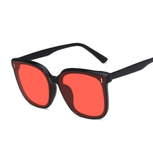 Load image into Gallery viewer, Black Square Sunglasses Women Brand Designer Oversized Sun Glasses Male Female Retro Rivet Cool Oculos De Sol